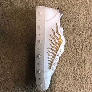 Aquazzura sun ray embellished sneakers 6M